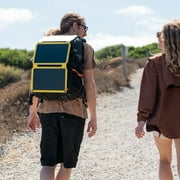 SunJack 25W Portable Solar Panel Charger Kit USB-A & USB-C Rugged Waterproof, 1.7 lbs