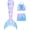 Colorful, variant on CARETOO 3Pcs Girls Swimsuits Mermaid Tail Suits Kids Multi Ruffled Trim Halter Mermaid Tail Swimsuit Colorful Fish Scale Pattern Costume Set Swimwear 4-10 Years