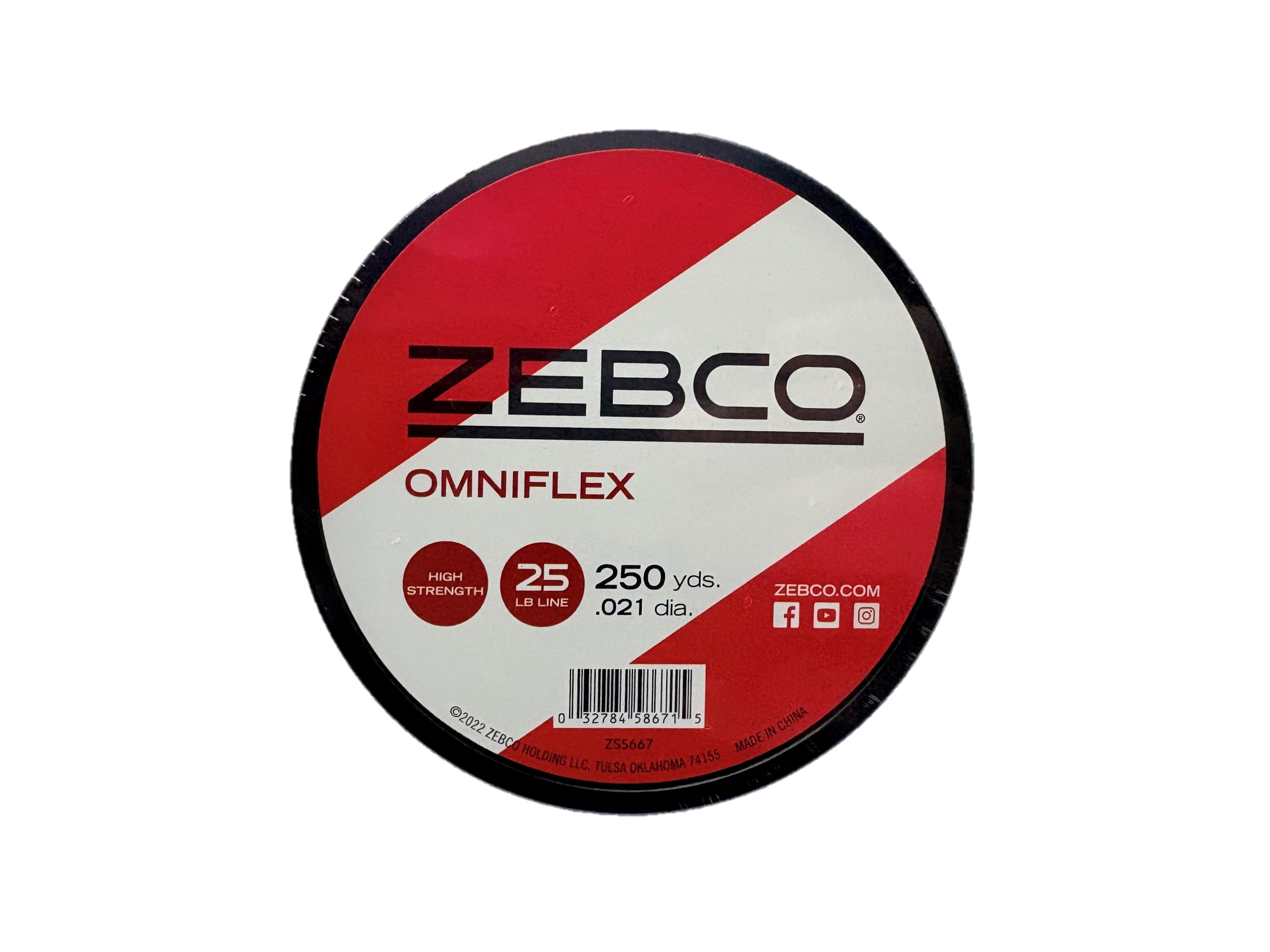3 pack) Zebco Omniflex Monofilament Fishing Line, 25-Pound Tested