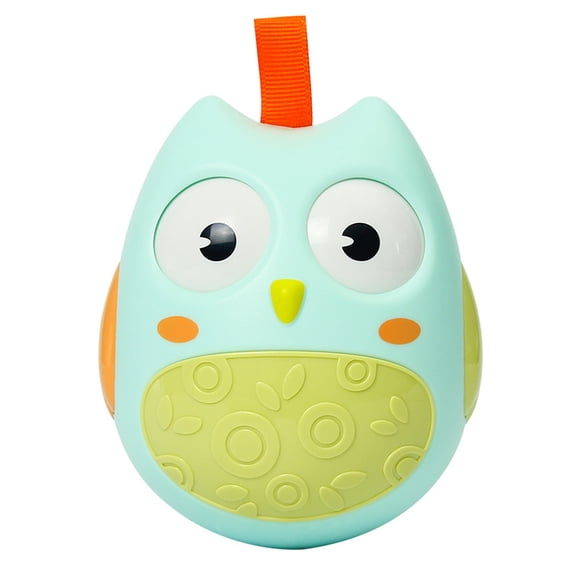 KAKOWELY Interesante juguete para cachorros, juguete para gatitos con forma de búho, adorable juguete para mascotas, accesorio para mascotas