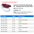 thumbnail image 2 of Automatic Transmission Shift Linkage Kit - Compatible with 1987 GMC R1500, 2 of 2
