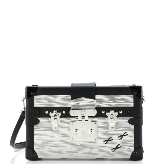 Pre-Owned Louis Vuitton Petite Malle Handbag Epi Leather By Rebag