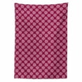 thumbnail image 2 of Renaissance Tablecloth, Classic Victorian Style Flower Damask Royal Lacy Old Fashioned Pattern, Rectangle Satin Table Cover Accent for Dining Room and Kitchen, 60" X 90", Pale Pink Ruby, by Ambesonne, 2 of 2