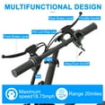 thumbnail image 3 of Pro Electric Scooter Upgraded Version, 500W-750W Motor, Electric Scooter with Seat within 18.75MPH, Electric Scooter with Double Brakes, 12 "Tire Foldable Adult Scooter, 3 of 6