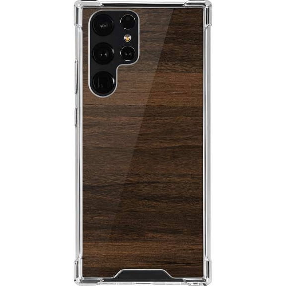 Skinit Wood Kona Wood Galaxy S22 Ultra Clear Case
