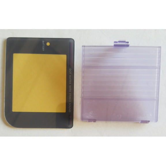Clear Purple Replacement Battery Cover for the Nintendo Game Boy Original Screen