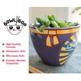 thumbnail image 3 of Bowl Bop Purple Lucky Cat Japanese Dinner Set | 16-Ounce Ramen Bowl, Chopsticks, 3 of 7