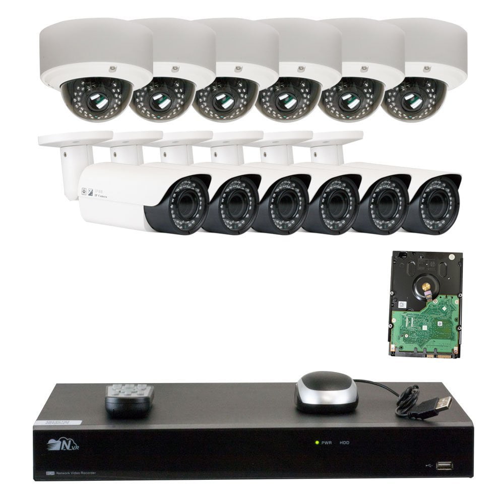 GW Security 16 Channel H.265 4K NVR 5Megapixel (2592 x 1520) 4X