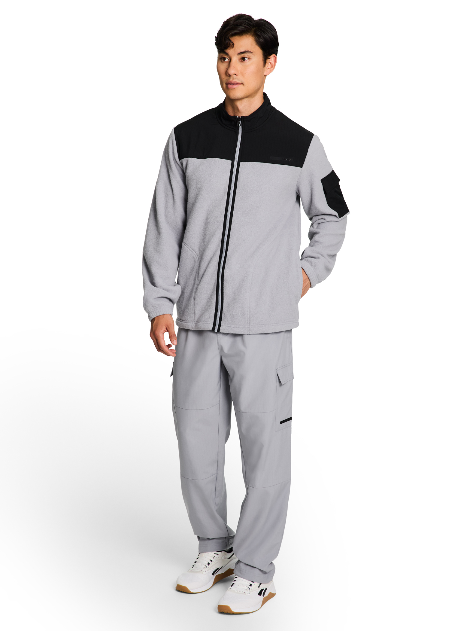Reebok Men's and Big Men's Summit Full Zip Knit Jacket, Sizes XS-5XL