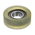 thumbnail image 1 of Unique Bargains Roulement à Rouleau à Poulie en PU 20x56x20 mm, Roue de Guidage Revêtue de Polyuréthane pour Industriel, Vert, 1 of 5