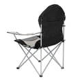 thumbnail image 5 of Alvantor Folding Camping Chair Portable Outdoor Fishing Chair with Carry Bag Padded 600D Oxford Fabric Gray, 5 of 14