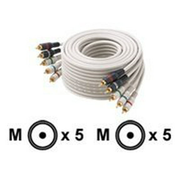 STEREN 254-603IV 3 ft. Component-A/V Cable Male to Male