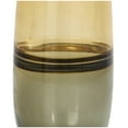 thumbnail image 5 of DecMode 14" Handmade Ombre Orange Glass Vase with Gray Base, 5 of 10