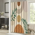 Duety Boho Shower Curtain Waterproof Bathroom Curtain with 12 Hooks 72