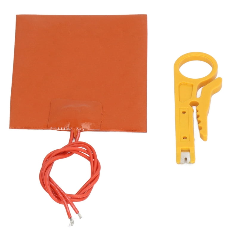 3D printer's silicone rubber hotbed heat pad heat mat