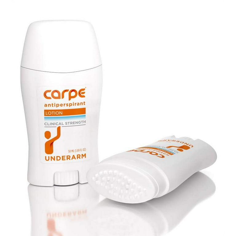 Carpe Underarm Antiperspirant and Deodorant, Clinical strength with  all-natural eucalyptus scent, Manage hyperhidrosis and combat excessive  sweating without irritation. 