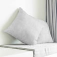 thumbnail image 3 of White Burlap Texture Pillow Covers 18x18 Inch Decorative Throw Pillow Cover, Farmhouse Vintage White Sofa Pillowcases Accent Cushion Case Home Decor Bedroom Living Room, 3 of 6