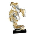thumbnail image 1 of Figuras de resina de pareja besándose, adornos, esculturas, regalos europeos, estatuas para el hogar. champán, 1 of 8