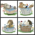 thumbnail image 3 of Autumn Cozy Cuddlers - Cats Embroidered Iron on/Sew patch 5.32" X 4.66", 3 of 3