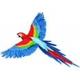 thumbnail image 2 of Flying Parrot Wall Decal by Wallmonkeys Peel and Stick Graphic (48 in W x 34 in H) WM177296, 2 of 4