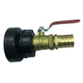 thumbnail image 2 of Adaptador de drenaje de de mano IBC, (14 mm-32 mm de diámetro) - para accesorios de válvula de manguera de jardín, grado alimenticio, 8 F, 2 of 8