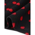 thumbnail image 5 of INSPIRE CHIC Women's Dress Polka Dot Tank Sleeveless A-Line Mother's Day Sundress Red Black S, 5 of 6