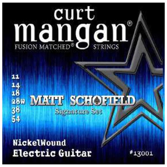 Curt Mangan Cordes de Guitare Électrique Signature Matt Schofield 11-54