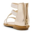 thumbnail image 5 of DREAM PAIRS Girls Gladiator Sandals with Zipper Strappy Sandals Toddler/Little Kid/Big Kid, 5 of 6