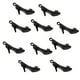 thumbnail image 1 of 10 piezas de zapatos de tacón con forma de dijes, colgantes en forma de , manualidades de joyería de bricolaje Zulema zapatos de tacón colgante, 1 of 5