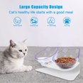 thumbnail image 3 of Plato antivómitos para gatos Cuenco de alimentación para mascotas con soporte, adecuado para gatos y cachorros de interior, 3 of 5