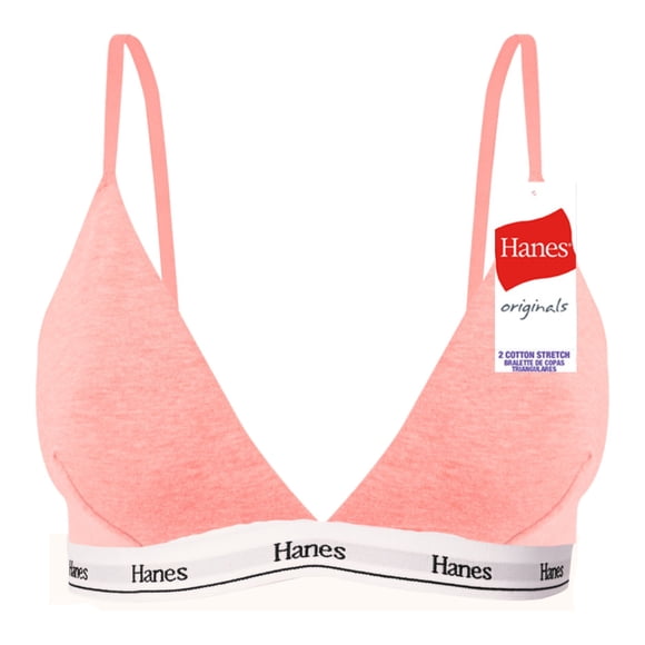 Brasier Hanes para Mujer, Originals Rosa Talla GD