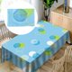 thumbnail image 4 of Impermeable anti-aceite mantel de PVC comedor cocina cubierta de mesa Protector decoración de fiesta, 4 of 5