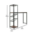 thumbnail image 5 of Merrick Lane Waterproof Pub Table, Black/Walnut, 5 of 12