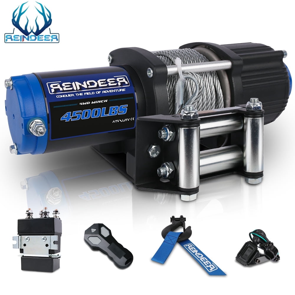 4500LBS Steel Cable Winch