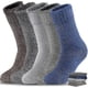 thumbnail image 1 of 5 Pairs Plus Velvet Thick Solid Color Men Wool Socks, Thick Warm Winter Socks, 1 of 5