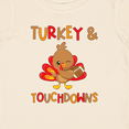 thumbnail image 4 of Inktastic Turkey and Touchdowns Cute Thanksgiving Football Design Boys or Girls Baby T-Shirt, 4 of 5