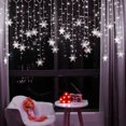 thumbnail image 3 of Luces Ventana Con Memoria Copos Nieve 96LED Duraderas Creativas para Navideña, 3 of 8