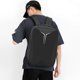 thumbnail image 1 of Sac à dos rigide grande capacité 15,6 pouces, imperméable et respirant, avec bande réfléchissante et port USB externe, noir, 1 of 4