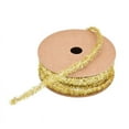 thumbnail image 1 of Nvzi rollos de 10 yardas de cinta decorativa para árbol de Navidad, cuerda con purpurina para colgar, para bodas, cumpleaños, vacaciones, Año Nuevo, decoración del hogar, color amarillo, 1 of 5