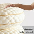 thumbnail image 2 of Neck Pillow Cervical Spine Pillow Memory Foam Pillows,Cotton Bed Pillows for Sleeping - Ergonomic Design, Soft & Non Collapsing Core Breathable Fabric Neck Support for Cervical Spine Care, 2 of 8