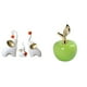 thumbnail image 1 of Esculturas de elefantes,Estatuas de elefantes,decoración del hogar,artesanías de cerámica,Figuras de elefantes familiares Adornos de escritorio,Estatua,Escultura de fruta artificial,estatua, 1 of 8