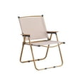 thumbnail image 1 of Maytalsory Convenient Folding Camp Chair Easy To Carry Easy To Store Portable cream-coloured trumpet, 1 of 6