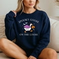 thumbnail image 4 of Spooky Goose On The Loose Witch Pumpkin Halloween – T-Shirt / Hoodie / Sweatshirt – Halloween Fun – Costume Parties and, 4 of 6