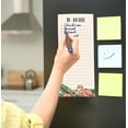 thumbnail image 6 of Inkdotpot Pack of 6 Funny Magnetic Dry Erase List For Fridge, Wipe Clean w/ NoStain, Quick Notes Shopping & Grocery List Whiteboard for Fridge, 8.75" x 3.8"(Toucan & Flamingo/ Tropical Print), 6 of 6