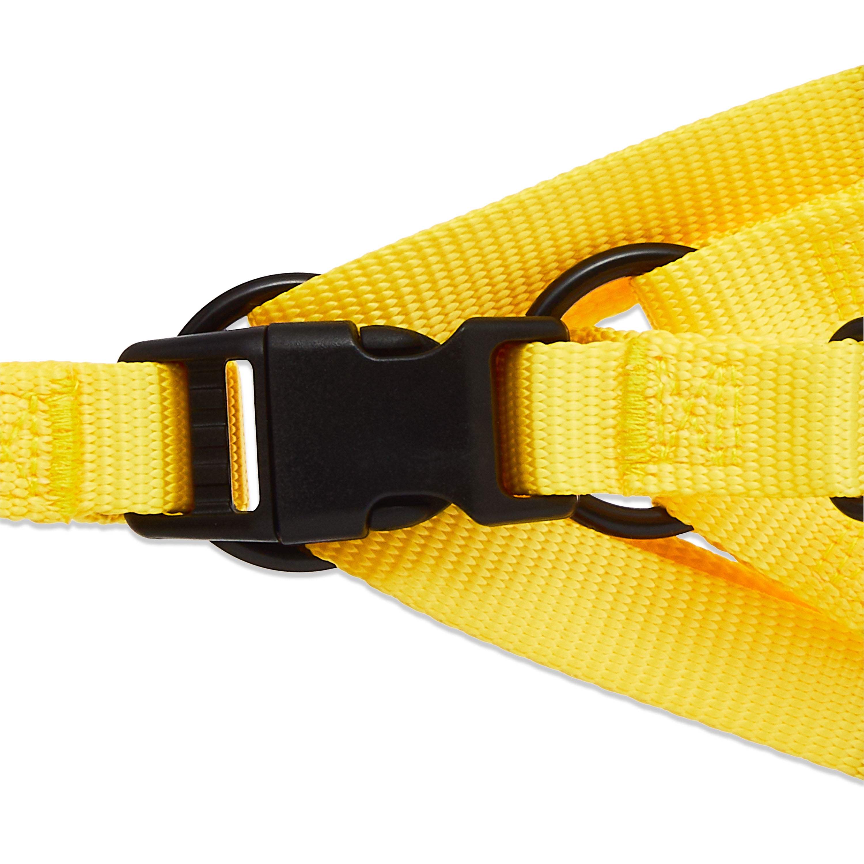 Vibrant Life Polyester Adjustable Step-in Dog Harness, Yellow, S