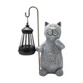 thumbnail image 1 of Clearance!Luz solar de gato, estatua de jardín solar, figura de gato, arte de jardín con lámpara solar para patio, balcón, patio, jardín, 1 of 7