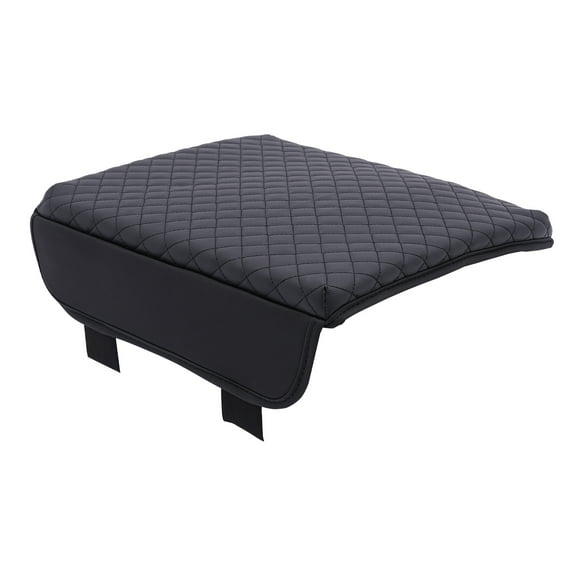 Armrest Cover Pad for 2020-2023 Chevy Silverado and GMC Sierra, Full Console with Bucket Seat, Black PVC, Long-lasting Protection