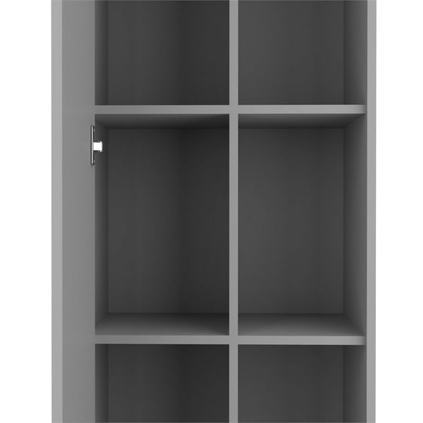 Tridell 21 in. W x 14 in. D x 68 in. H Bathroom Cabinet in Gray Tridell 21 in. W x 14 in. D x 68 in. H Bathroom Cabinet in Gray