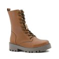 thumbnail image 4 of Bota Elegante Para Mujer Wildcat Cómoda Ajuste Cierre Color Camel beige 25, 4 of 6