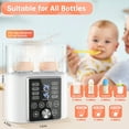 Cshidworld Baby Bottle Warmer, 12in1 Smart Milk Heating Machine, Fast